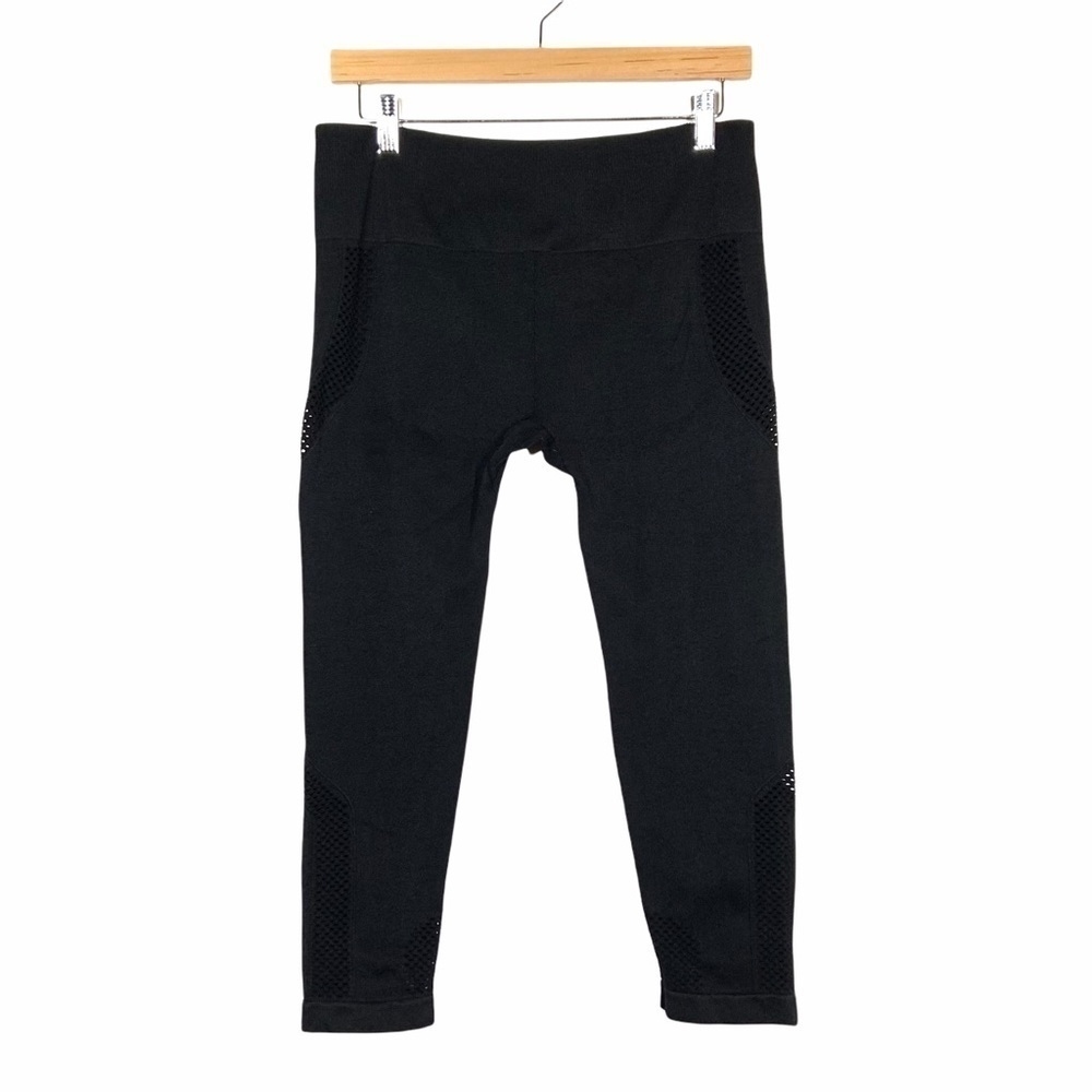 Electric Yoga Seamless Crop Leggings Large Black